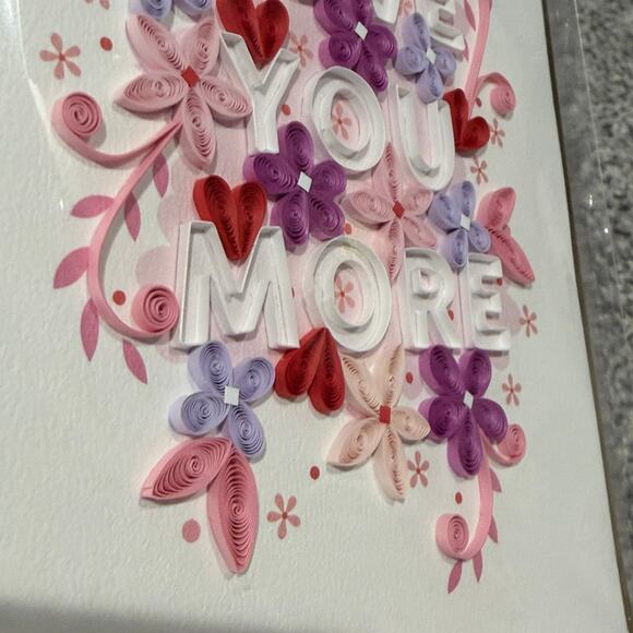 Hallmark Valentine's Day Bundle! Signature Heirloom Rhinestone Velvet Love Cards - Picture 6 of 12